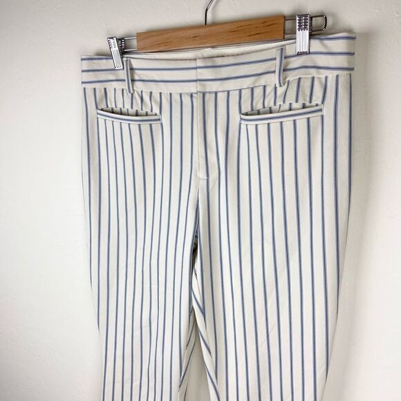Anthropologie The Essential Capri Striped Trousers - Picture 3 of 8